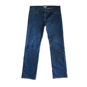 Y2K Vintage Burberry Womens Boot Cut Low Rise Jeans Sz 6 Nova Check Medium Wash